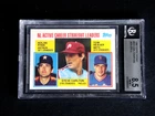 NL LEADERS NOLAN RYAN CARLTON TOM SEAVER 1984 TOPPS TIFFANY CARD #707 BGS 8.5