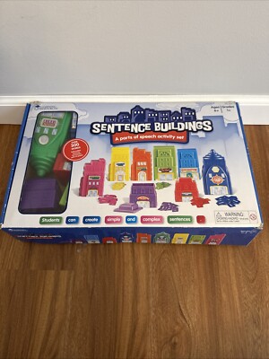 Learning Resources Sentence Buildings Parts of Speech Activity Set Homeschool