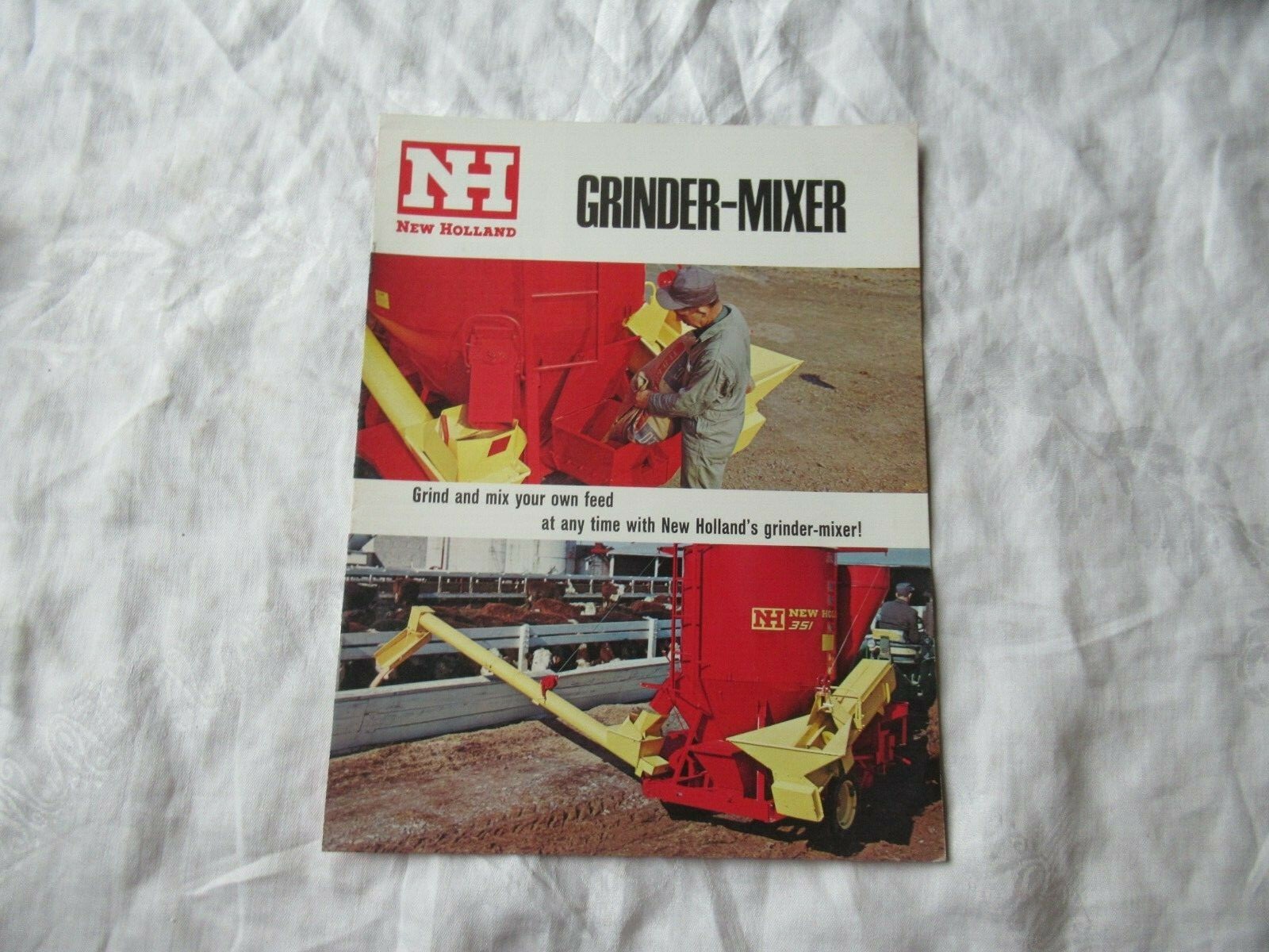 New Holland 351 grindermixer brochure eBay