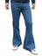 thumbnail 10 - Mens Denim Bell Bottoms Flares Jeans Flared Beatles Hippie vtg 60s 70s Indie NEW