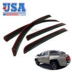 US IN-CHANNEL Window Visor Sun Rain Guard For 2016-2022 Toyota Tacoma Double Cab