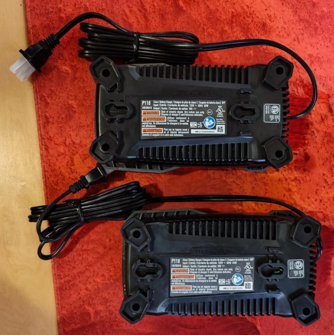Ryobi p118 lithium ion dual chemistry battery charger for one+ 18 volt batteries sale