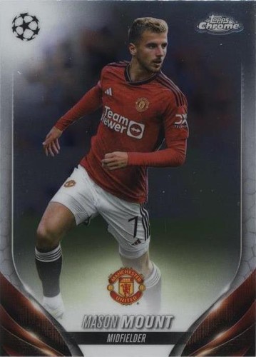 23-24 Topps Chrome UEFA Mason Mount Pink Lava Manchester United | eBay