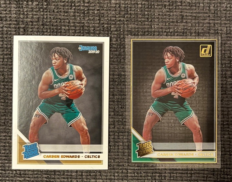 Carsen Edwards Basketball Cards 2019/2020 Rookie 2 Card Lot
