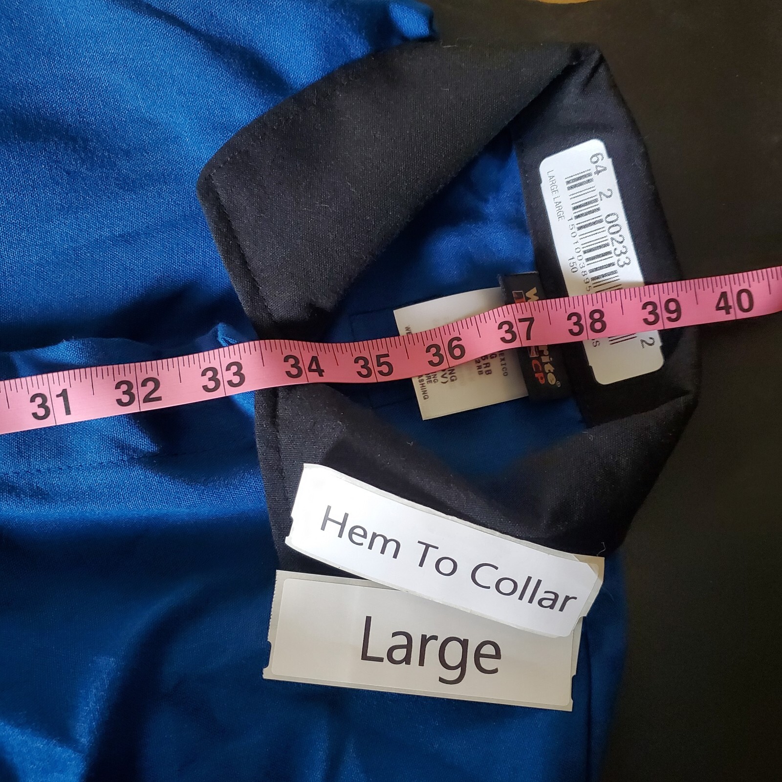 Workrite Nomex Kevlar Lab Coat Fire & Chemical Resistant L2XL Made