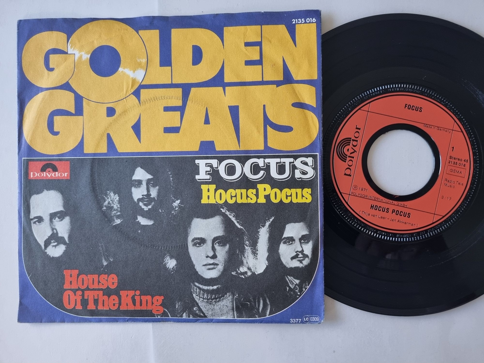 Focus - Hocus Pocus/ House of the king 7'' Vinyl Germany