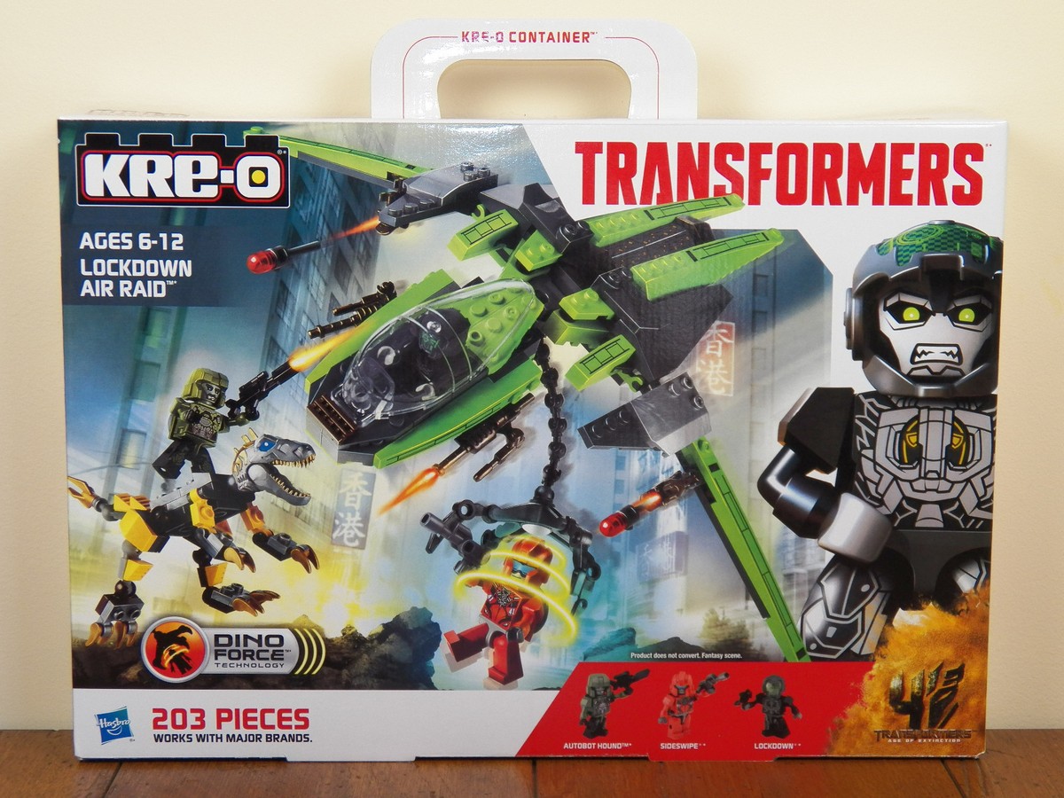 Kre-O Transformers Lockdown Air Raid Autobot Hound Sideswipe