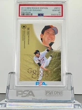 TOMOYUKI SUGANO 2013BBM ROOKIE EDITION PREMIUM #RP37 ROOKIE CARD!PSA10!GEMMINT!
