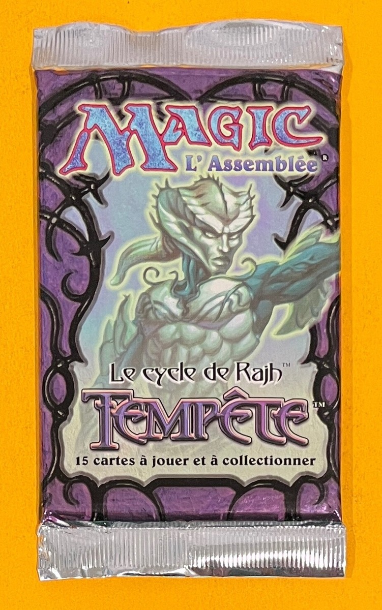 MTG TEMPEST Booster Pack (French) Sealed (OldManMTG 008-778