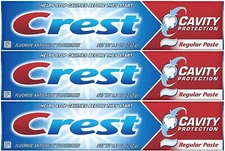 Original Crest Cavity Protection Toothpaste Regular - 8.2 Ounce (Pack of 3)