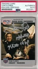 Tom Flores Pro Set Raiders SIGNED PSA/DNA 4×Super Bowl Champ, AUTOGRAPH HOF