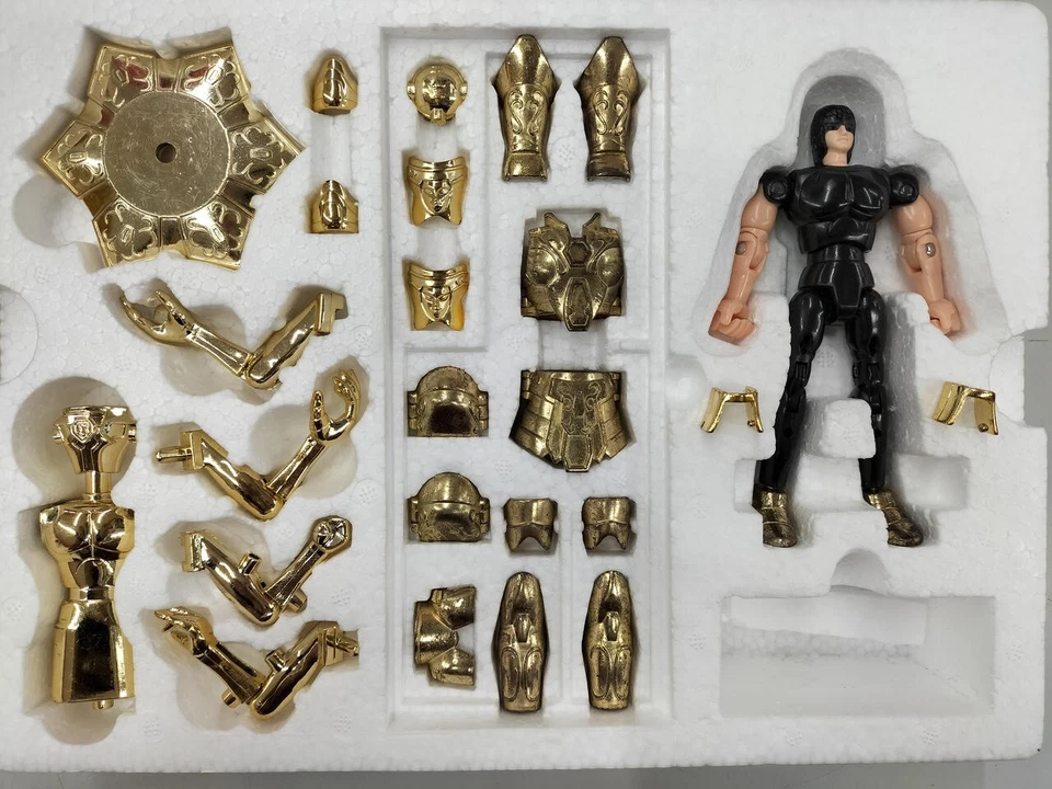 Figura de colección Saint Seiya Géminis Bandai tela cruz dorada mito saga rara 1987 Foto 3 de 4