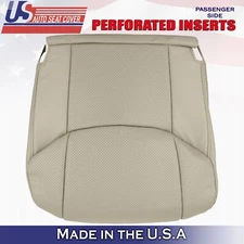 2011 2012 For Toyota Avalon Passenger Bottom Perforated Leather Seat Cover Tan