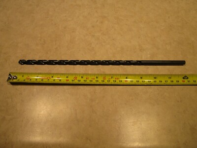  GUHRING .3120'' HSS W/THRU COOLANT EXTRA LONG DRILL BIT 12''OAL, 9''LOC, E0034