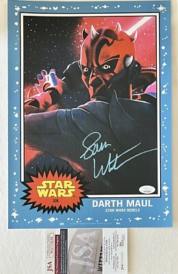 SAM WITWER SIGNED • JSA WITNESS • TOPPS LIVING SET FINE ART PRINT