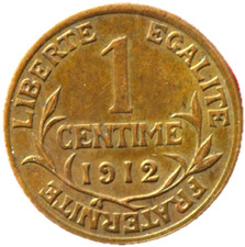 #14253 - 1 centime 1912 Dupuis TTB