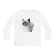Youth Long Sleeve Cat Tee Shirt