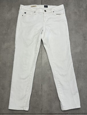 ag cigarette crop Adriano Goldschmied AG-ED Stilt Women's Jeans 24 * Hand wash AG Prima Mid-Rise Ankle Cigarette