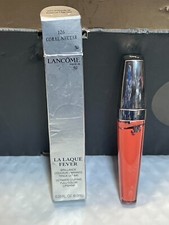 LANCOME LA LAQUE FEVER ULTIMATE LASTING FULL COLOR LIPSHINE - 126 CORAL NECTAR