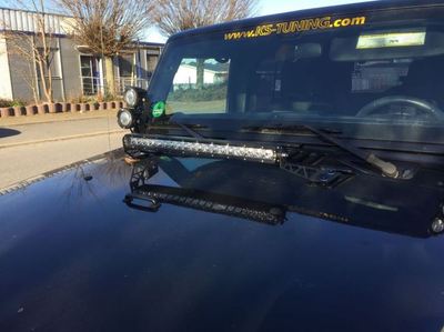 Lampenbügel NSR Scheinwerferhalter für LED 20'' Jeep Wrangler JK 16-KS-NSR-004.20