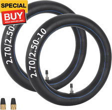 2.50/2.75-10 Dirt Bike Replacement Inner Tubes Heavy Duty with TR4 Straight Valv