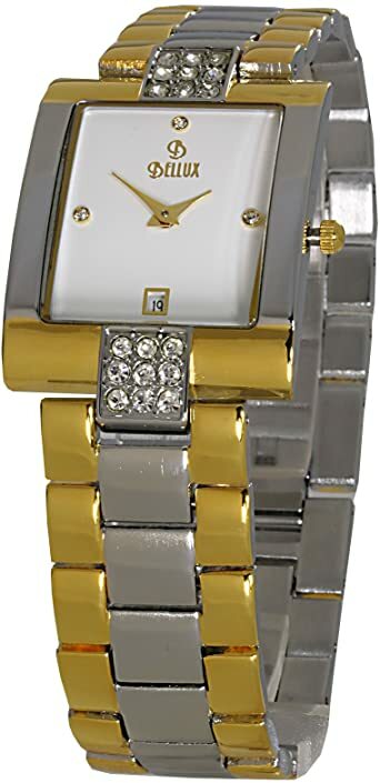 Montre Bellux Collection Belle Epoque bicolore date horloge homme