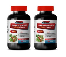 stress relief pills - ASHWAGANDHA ROOT COMPLEX 770mg - 2 Bottles