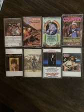 Lot Of 8 Cassettes Various Country Artists