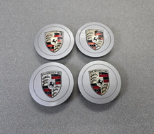 Set Of 4 Used Original Porsche 911 993 996 Carrera Wheel Center Caps W Emblems