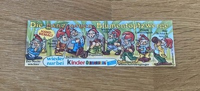 Beipackzettel - Die ganz neuen Blumentopfzwerge (100% Original)