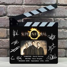 Listing image for Supernatural Signed Facsimile Clapboard Prop - Paranormal TV Memorabilia Decor