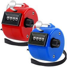 4 Digit Tally Counter Clicker Manual Handheld Number Counter Golf Sports Event