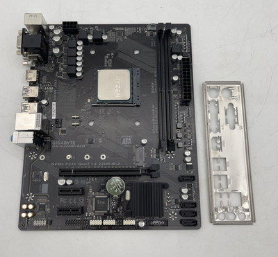 Gigabyte GA-A320M-S2H Motherboard w/ AMD Ryzen 3 1200 3.1GHz CPU & IO Shield