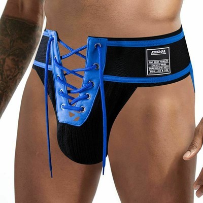 JOCKMAIL Herren Suspensorium 3'' Waistband Unterwäsche Slip Höschen Jock Strap