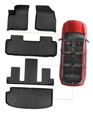 for Chevy Traverse 2018-2023 Floor Mats  Cargo Liner ONLY for 7 Seats Bucket