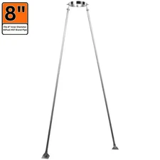 8 In. X 65 In. Extended Roof Bracket for Double Wall Chimney Pipe