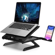 SIIG Adjustable Riser Stand Holder for Laptop up to 17" CEMT3911S1