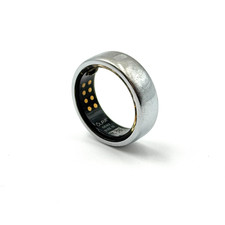 Oura Ring Gen 3 Horizon - Titanium - Size 10 - Silver - HEAVILY SCRATCHED
