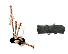 Full Size Bagpipes Set w/ Black Cover Nylon Bag