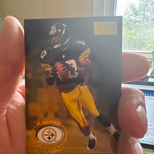 SkyBox Kordell Stewart Rookie #142 Pittsburgh Steelers NFL 1996 Football Card. rookie card picture