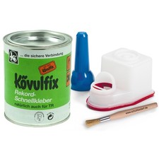 K&ouml;vulfix Rekord Schuhmacherkleber 600g Dose mit Sparbeh&auml;lter und Auftragspinsel