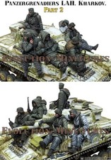 1:35 Resinfiguren 6 Deutsche Panzerfahrer Pan...