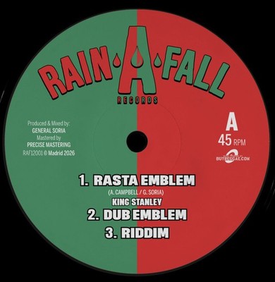 General Soria, King Stanley - Rasta Emblem / Chant Down Babylon (12'') (Near Mint
