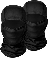 2PCS Balaclava Face Mask Sun Protection Breathable Full Head Mask for Men Women