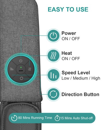 Cordless Neck and Back Massager for Pain Relief Deep Tissue, Shiatsu Neck Mas... - Picture 7 of 9