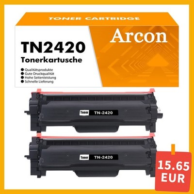 2 XXL Toner für Brother TN-2420 MFC-L2710DW MFC-L 2710DN HL-L2350DW HL-L2310D