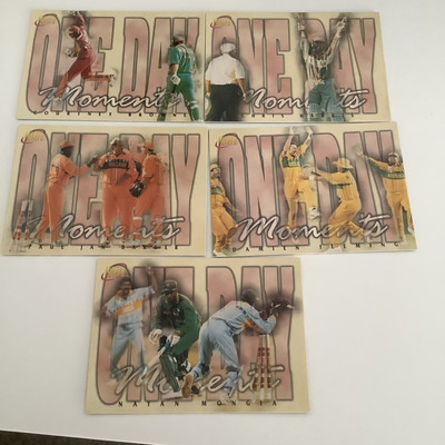 ACB 1996 FUTERA Moments Five Players Cards  WB1
