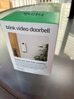Blink Video Doorbell System with Head-to-Toe HD View Sync Module Core, White NEW