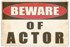 Funny Sarcastic Metal Tin Sign Wall Decor Man Cave Bar Yard Wall Warning Bewa...