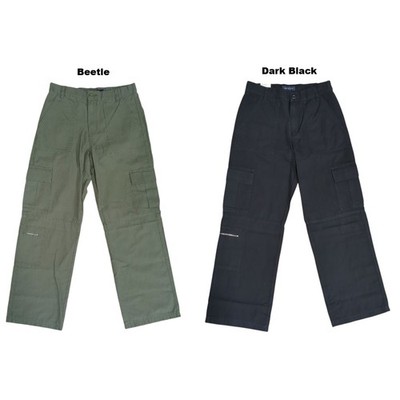 Aeropostale Women's Relaxed Fit Mid Rise Straight Leg Utility Cargo Pant